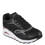Tenis Mujer Skechers Uno Hell Hints - Negro-Blanco
