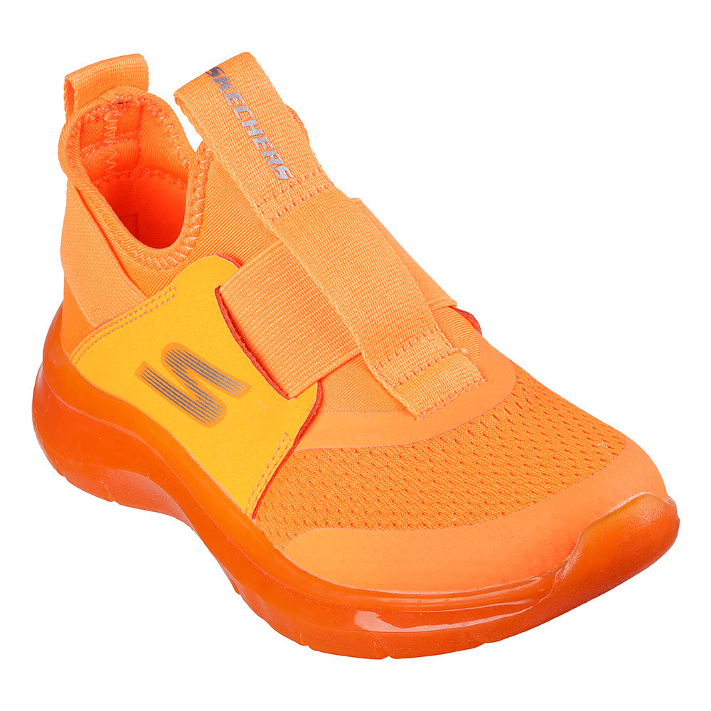 Tenis Niño Junior Skechers Fast Ice - Naranja