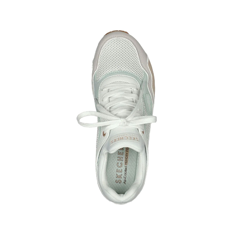 Tenis Mujer Skechers Uno Profile - Blanco