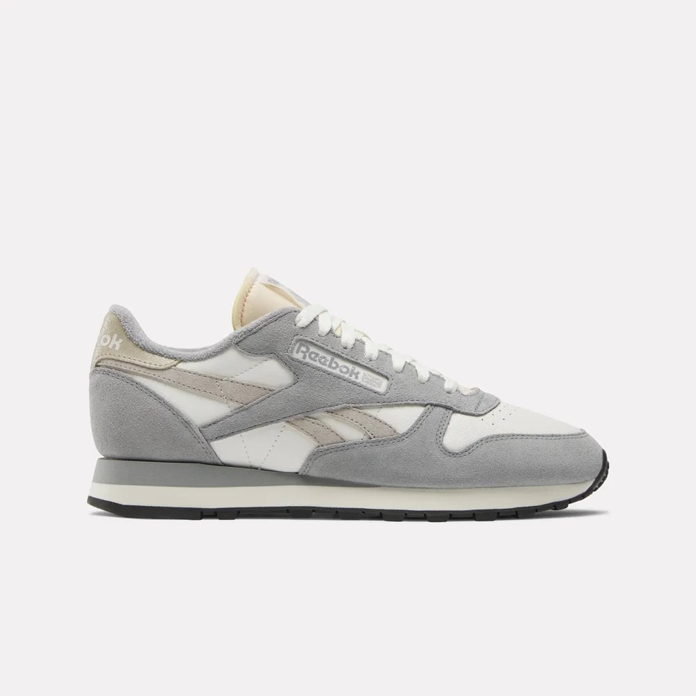 Tenis Hombre Reebok Classics Leather - Blanco-Gris