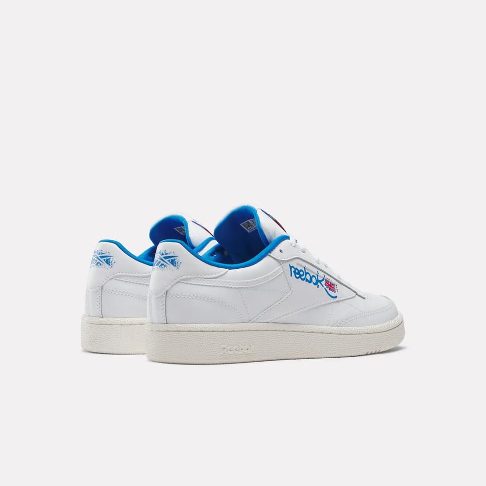 Tenis Hombre Reebok Club C 85 - Blanc0-Azul