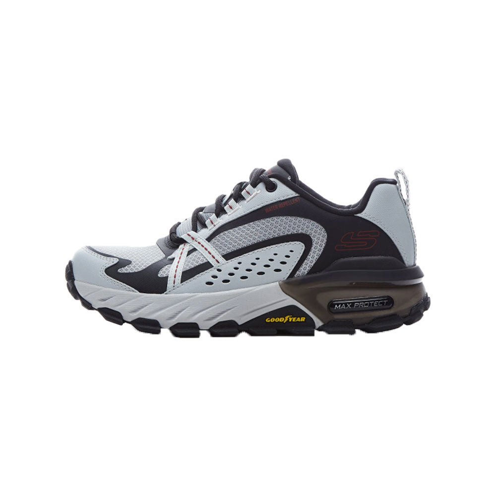 Tenis Hombre Skechers Max Protect - Negro-Gris