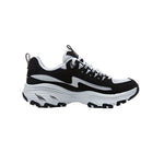 Tenis Mujer Skechers Dlites Arch Fit - Negro-Blanco