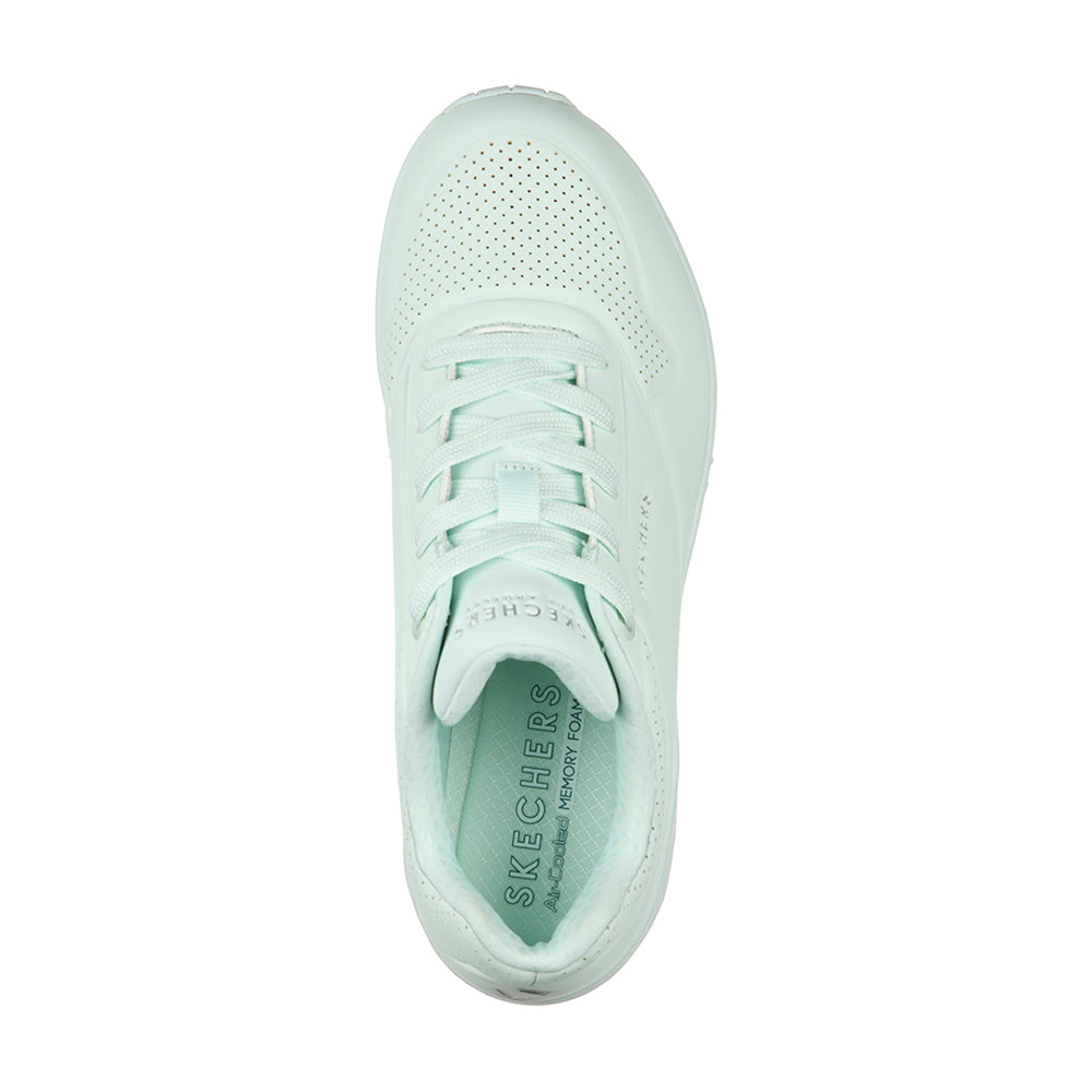 Tenis Mujer Skechers Uno - Frosty Kicks - Verde menta