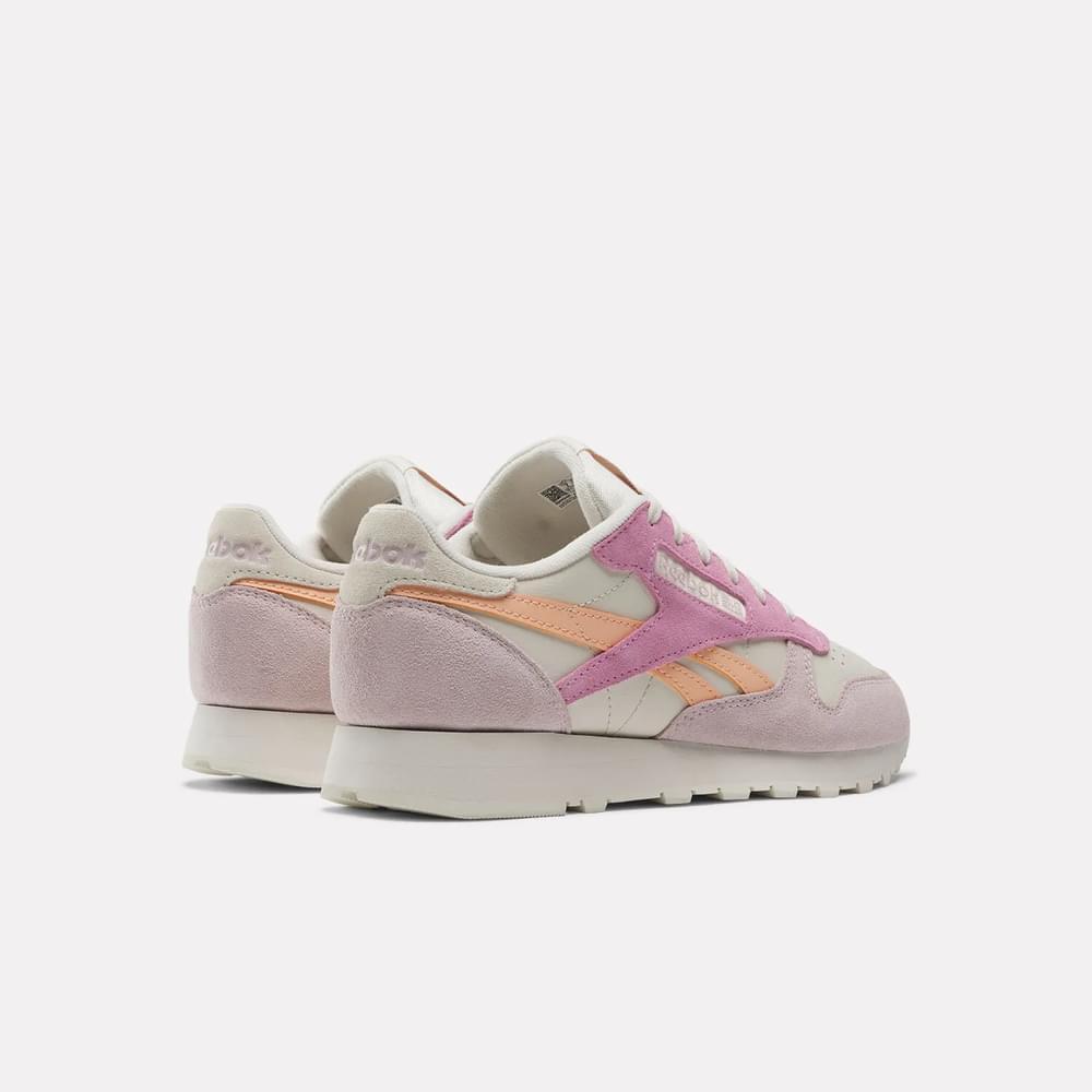 Tenis Mujer Reebok Clasics Leather - Beige-Multicolor