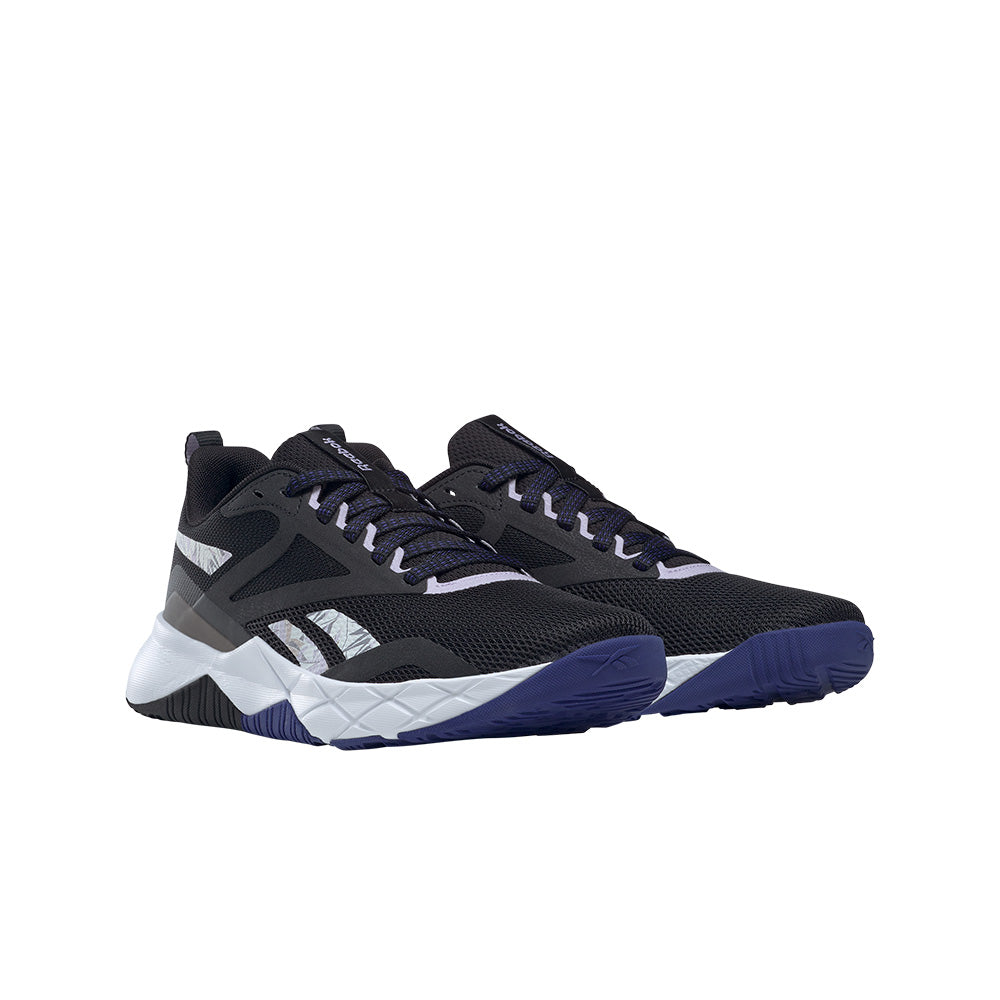 Tenis Mujer Reebok NFX Trainers - Negro-Blanco