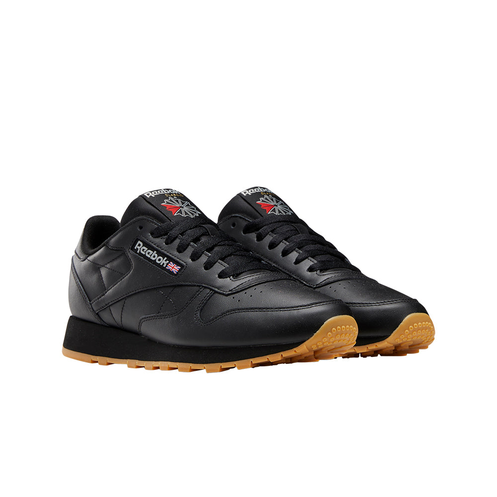 Tenis Hombre Reebok Leather - Negro
