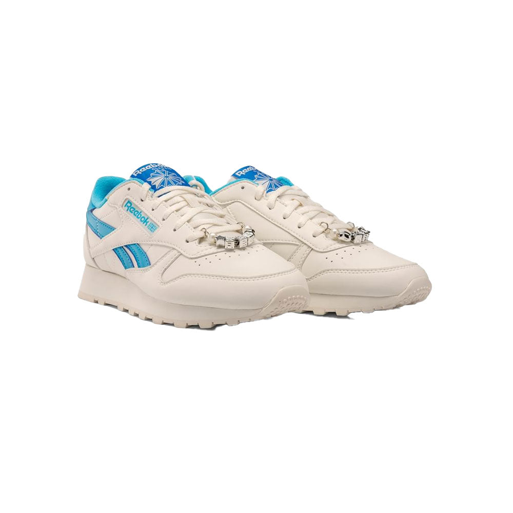 Tenis Mujer Reebok Classic Vegan - Blanco-Azul