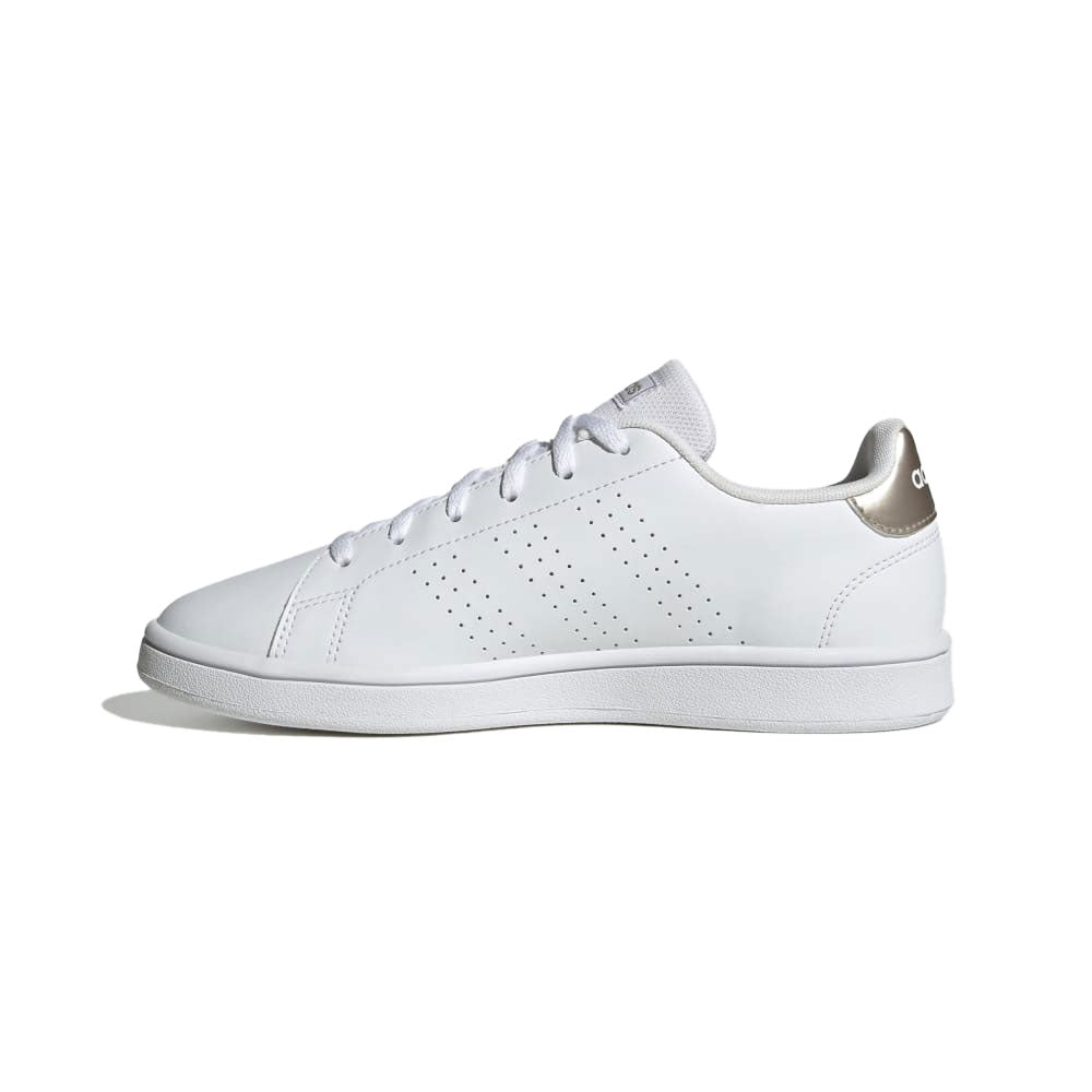 Tenis Mujer Adidas Advantage Base - Blanco-Marrón