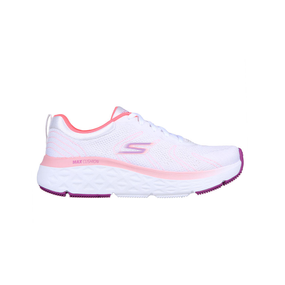 Tenis Mujer Skechers Max Cushion Delta - Blanco-Rosado