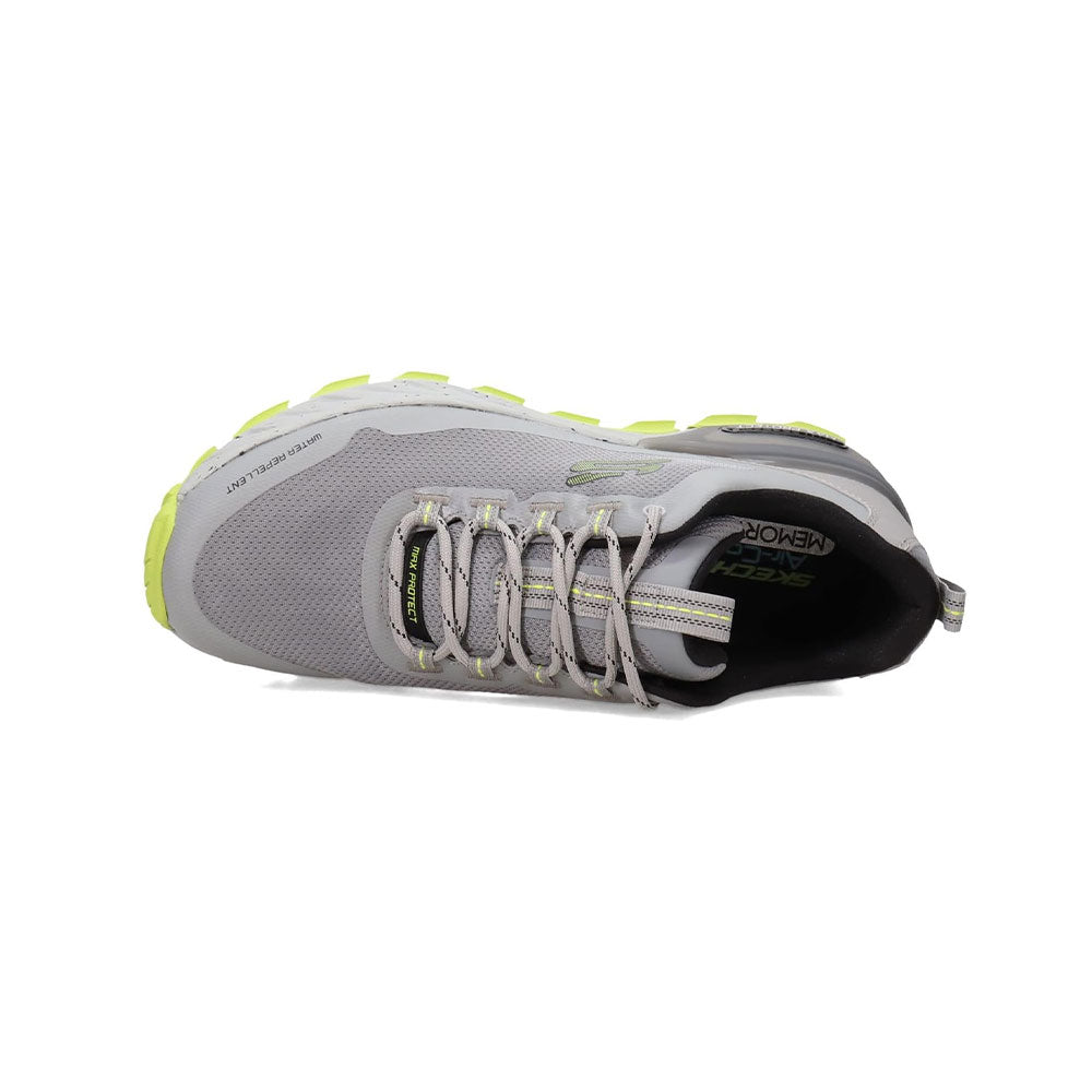 Tenis Hombre Skechers Max Protect - Gris - Verde