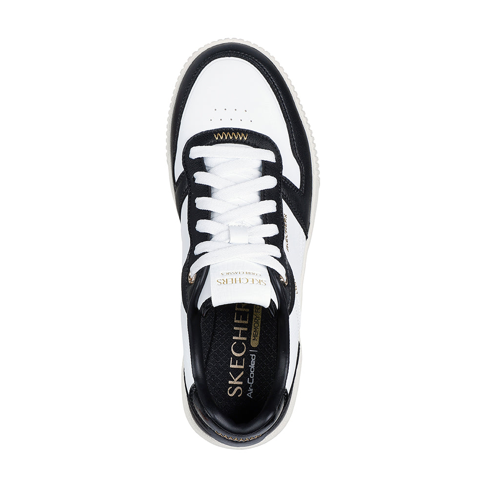 Tenis Mujer Skechers Jade - Blanco-Negro