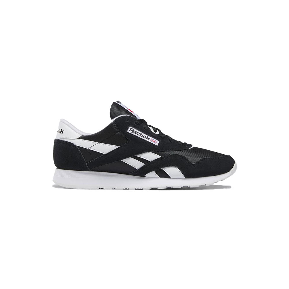 Tenis Hombre Reebok Classic Nylon - Negro-Blanco