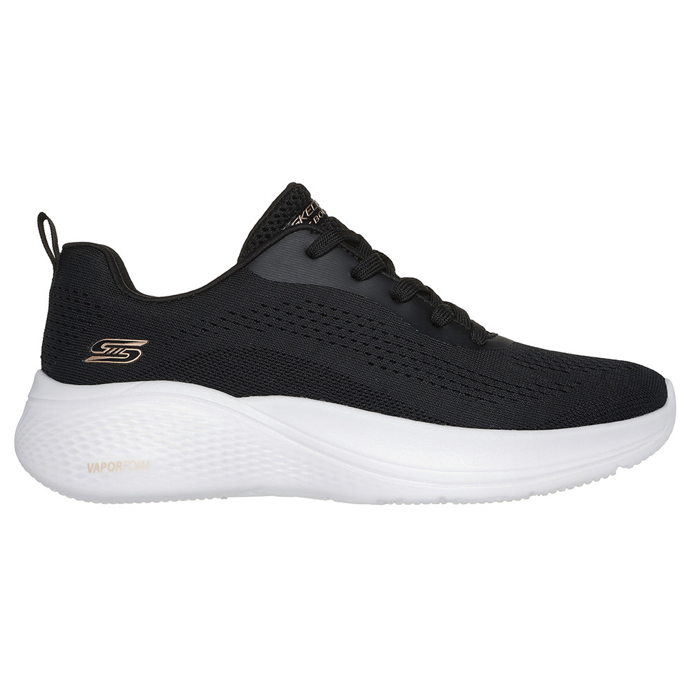 Tenis Mujer Skechers Bobs Sport Infinity - Negro-Blanco