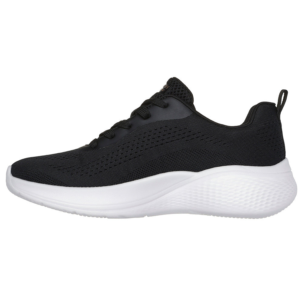 Tenis Mujer Skechers Bobs Sport Infinity - Negro-Blanco