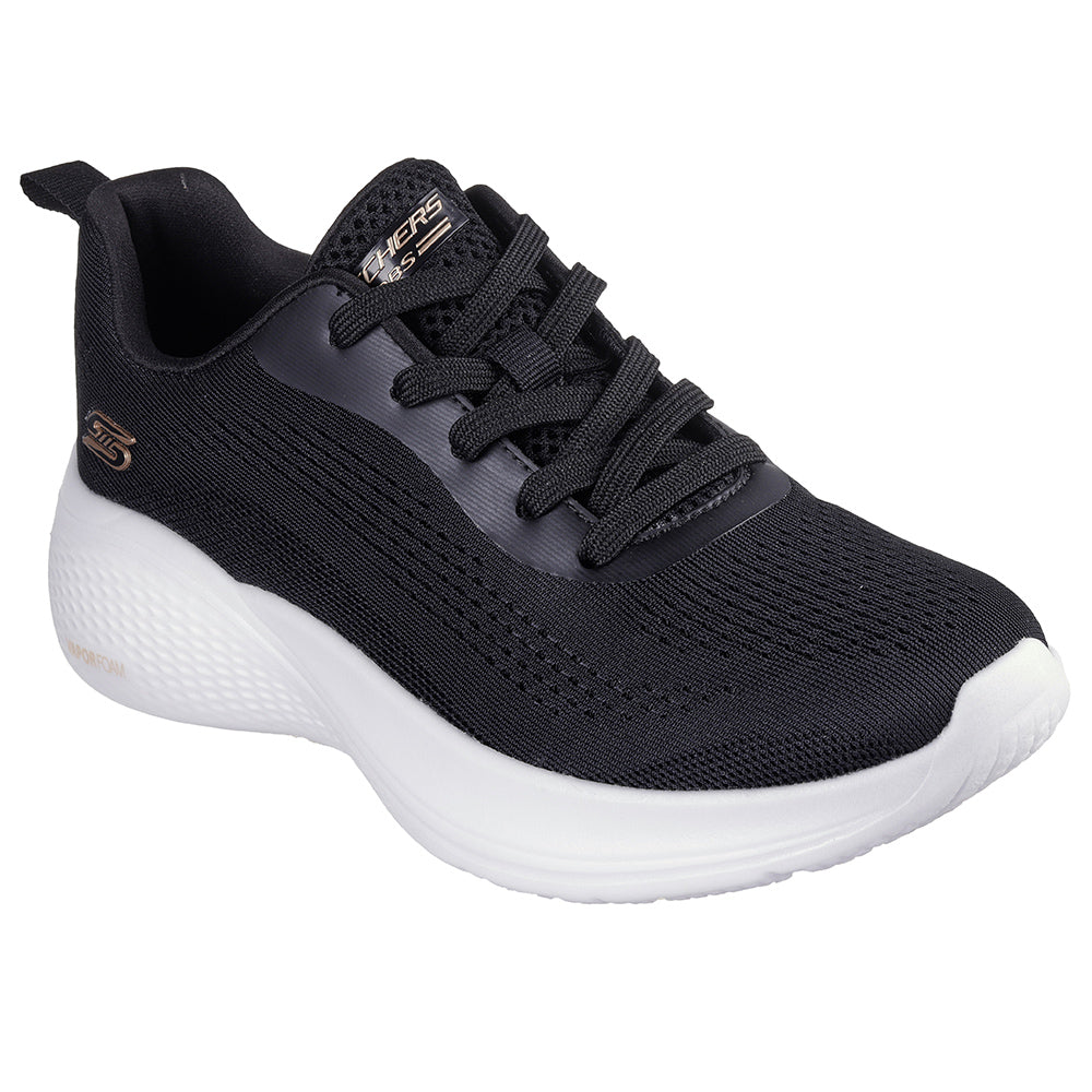 Tenis Mujer Skechers Bobs Sport Infinity - Negro-Blanco