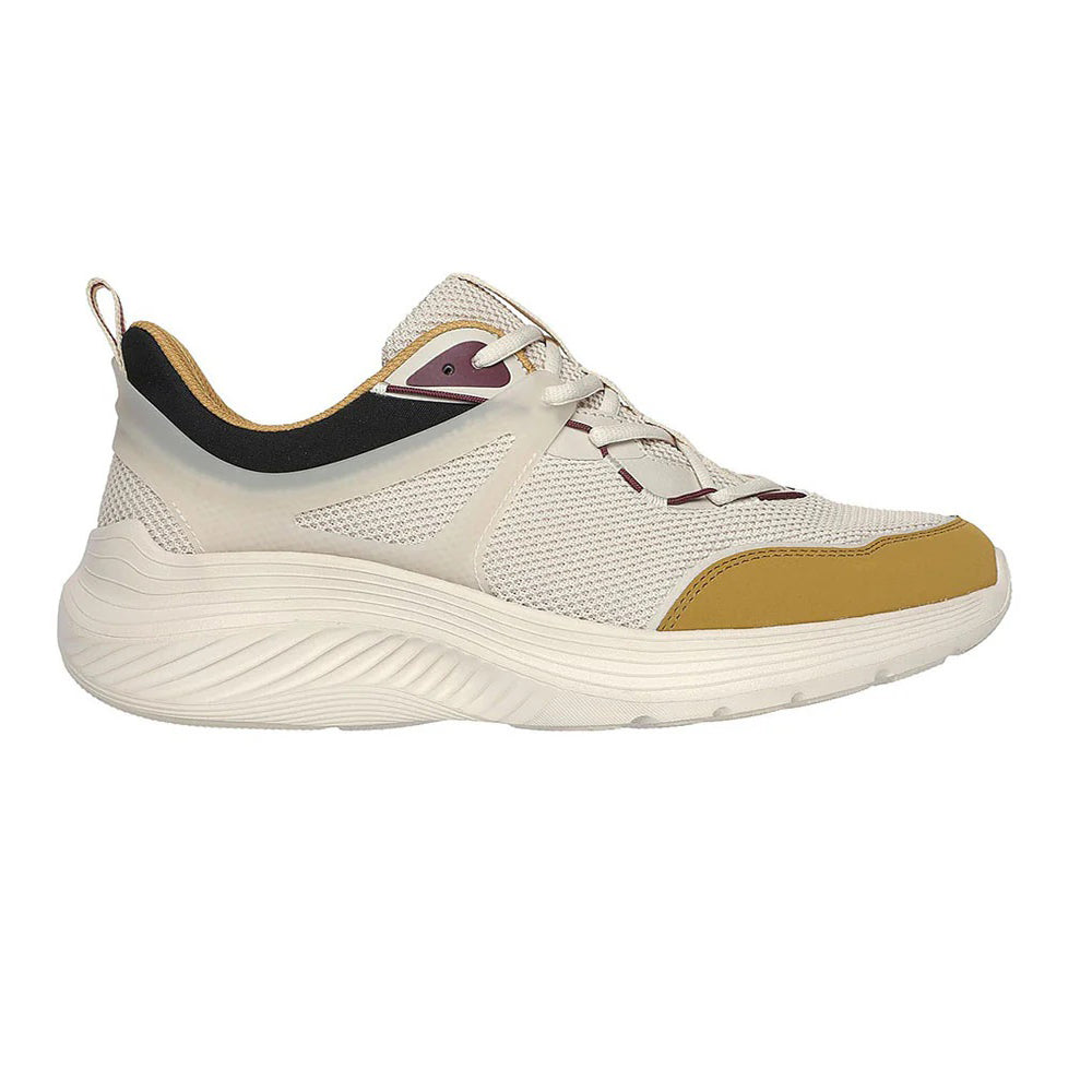 Tenis Hombre Skechers Bobs Squad - Beige-Amarillo