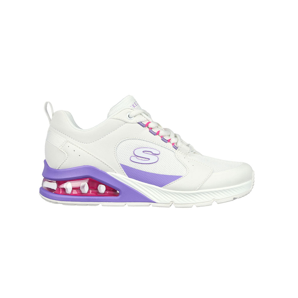 Tenis Mujer Skechers Uno 90s -Blanco-Morado