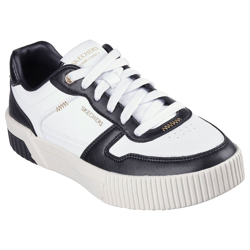 Tenis Mujer Skechers Jade - Blanco-Negro
