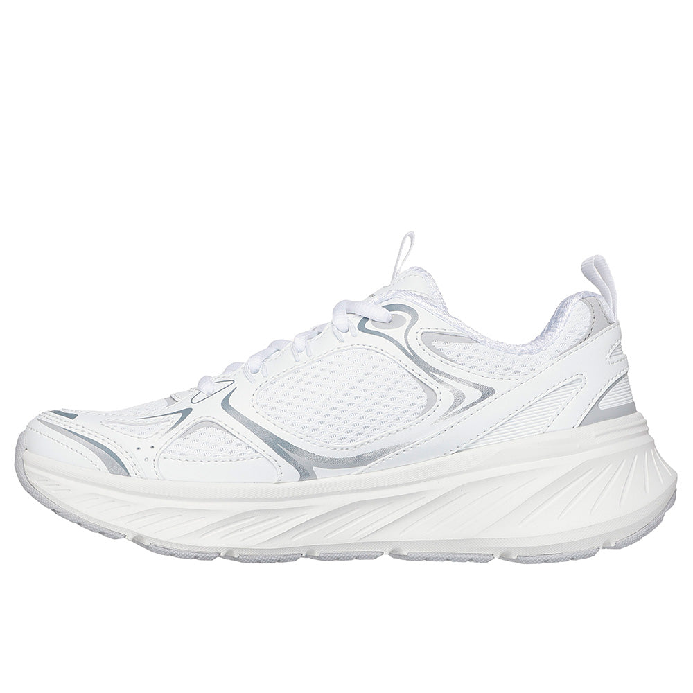 Tenis Skechers Mujer Edgeride-Silver Eclipse - Blanco