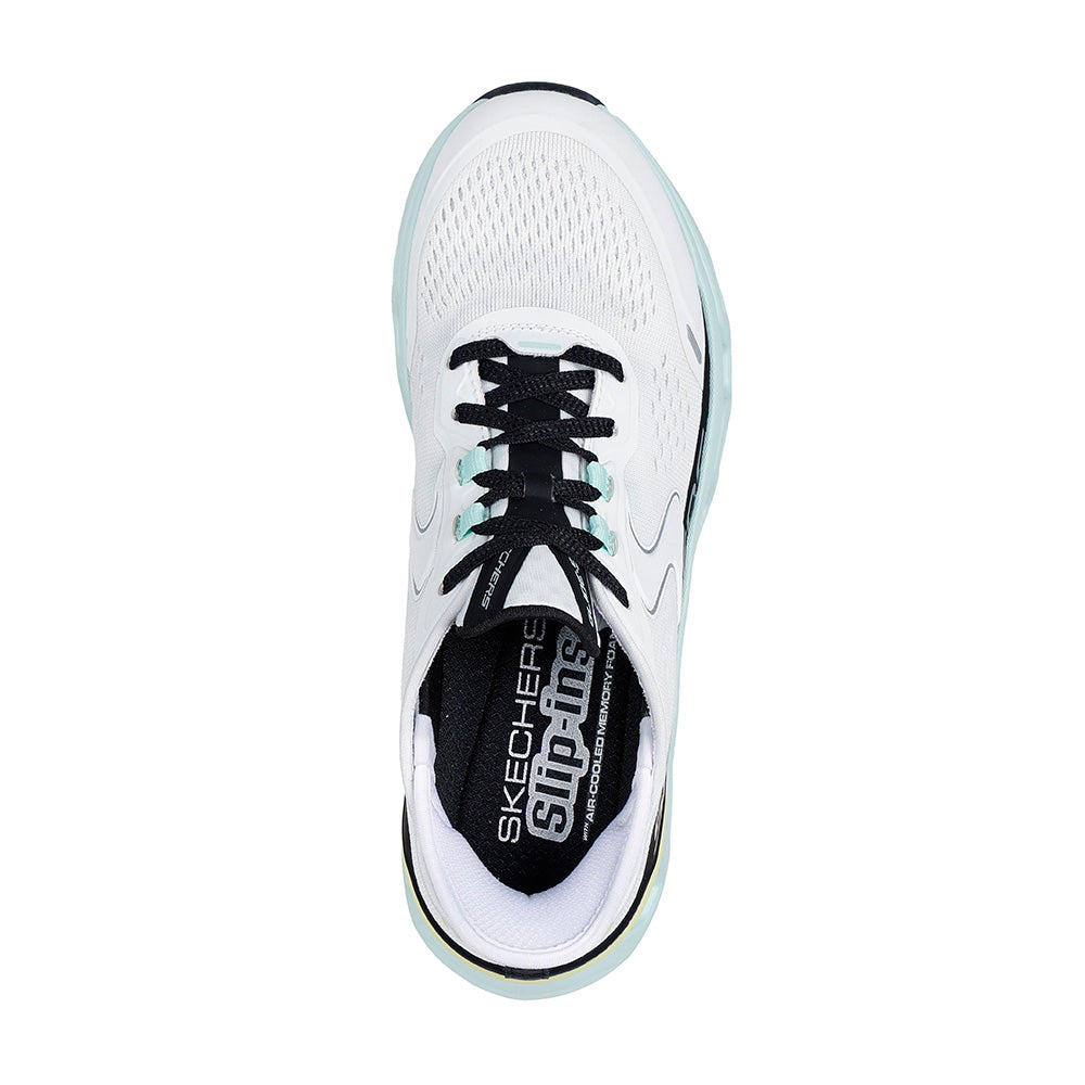 Tenis Skechers Mujer Glide-Step Atlus - Blanco - Negro