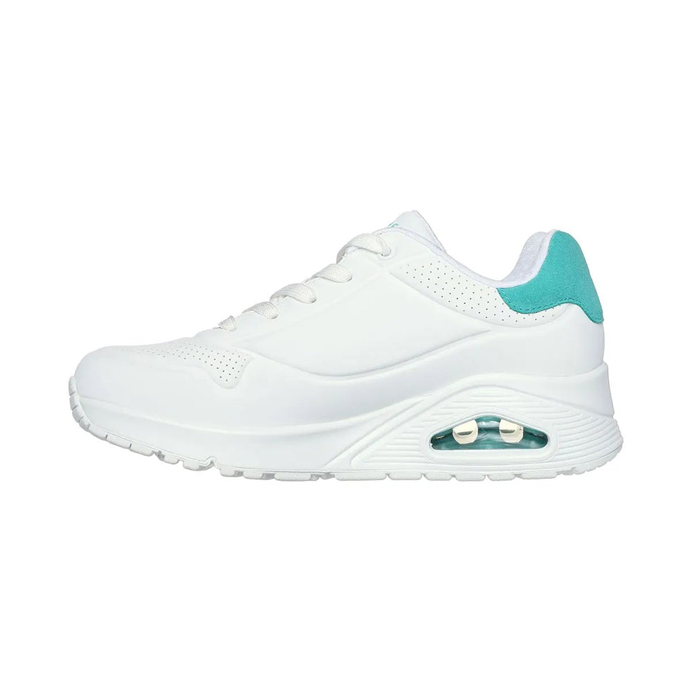 Tenis Mujer Skechers Uno Pop Back - Blanco