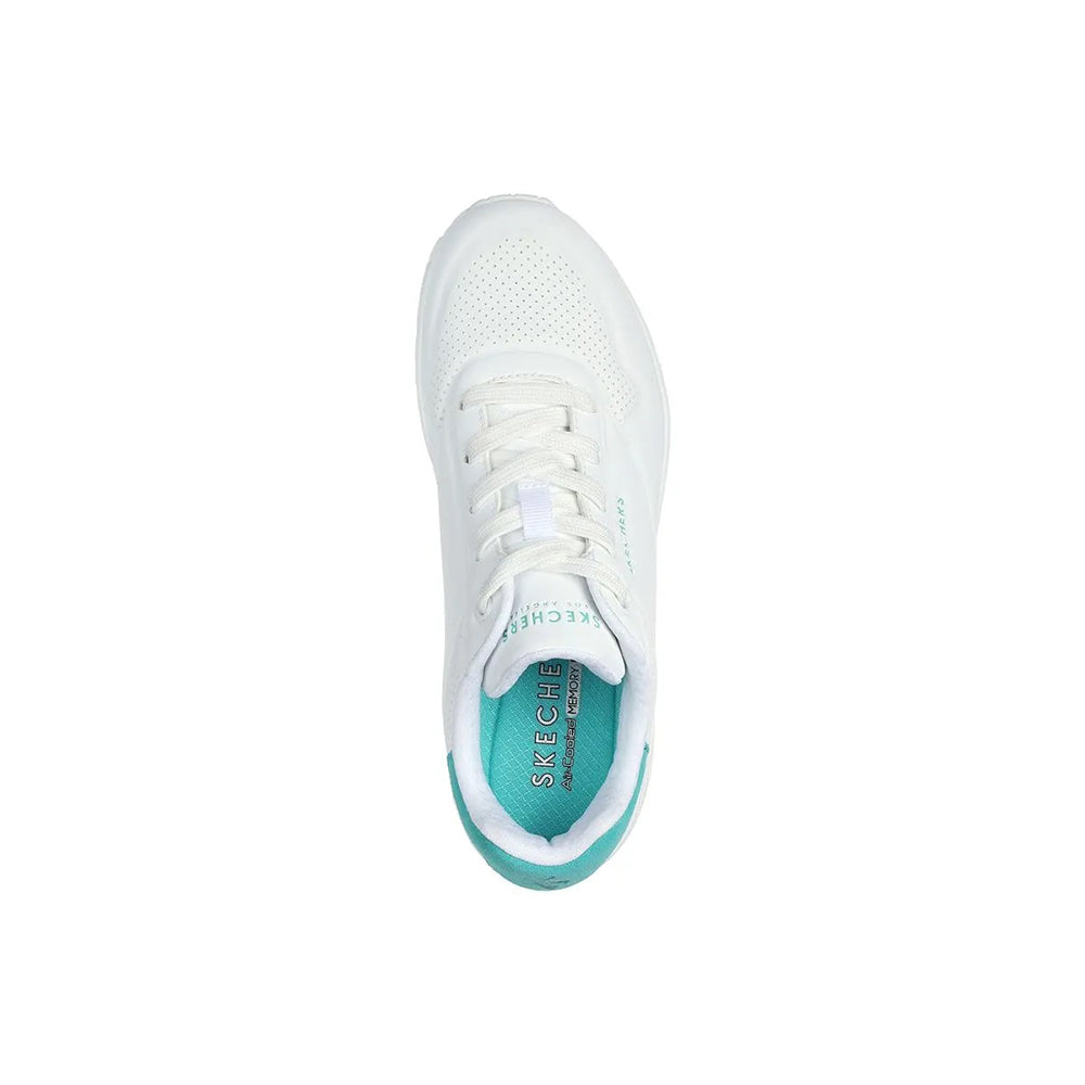 Tenis Mujer Skechers Uno Pop Back - Blanco