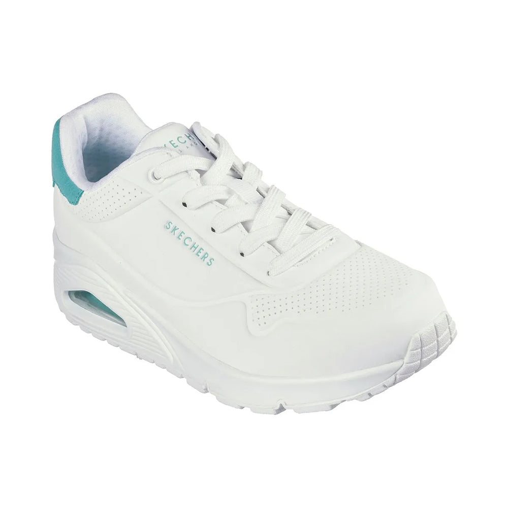 Tenis Mujer Skechers Uno Pop Back - Blanco