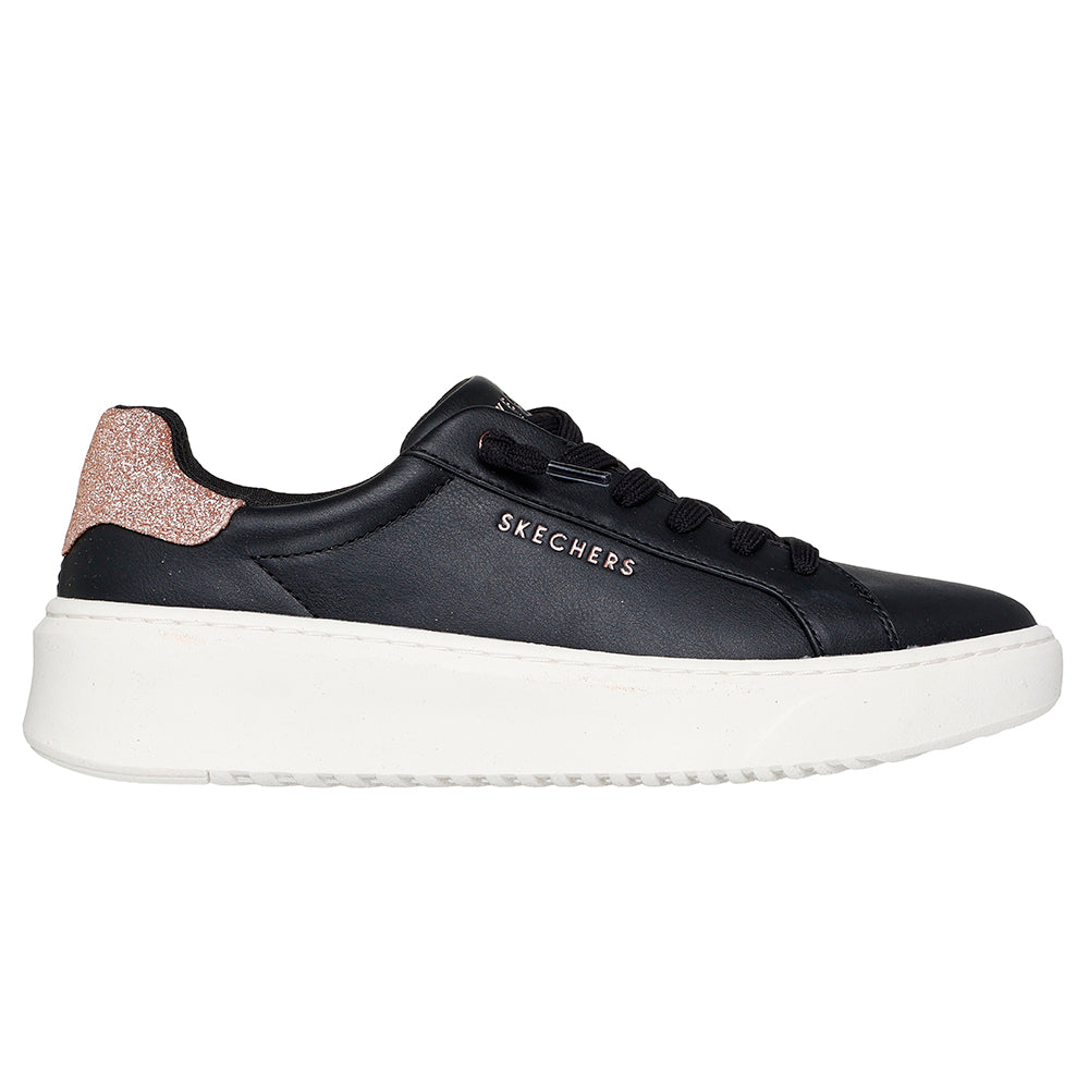 Tenis Mujer Skechers Court Break - Negro - Blanco