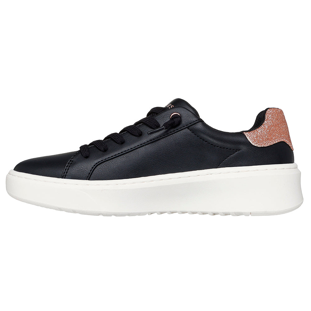 Tenis Mujer Skechers Court Break - Negro - Blanco