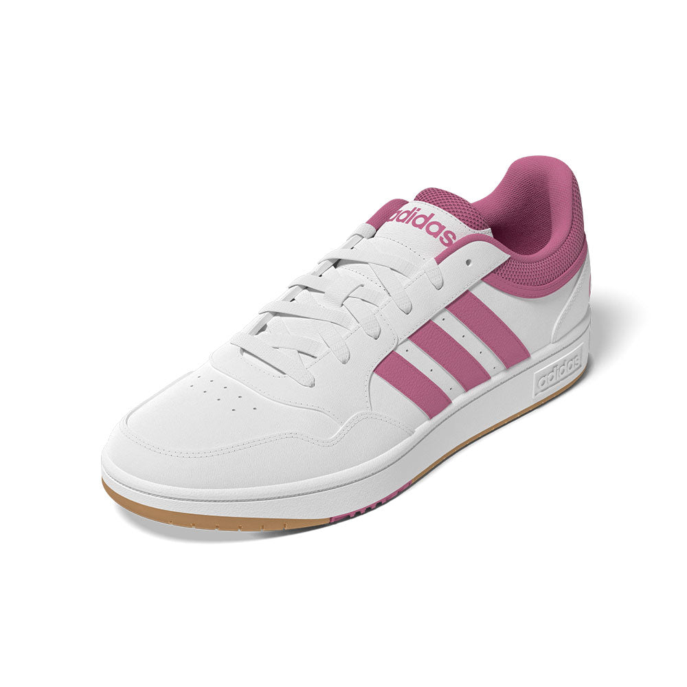 Tenis Mujer Adidas Hoops 3.0- Blanco-Rosa