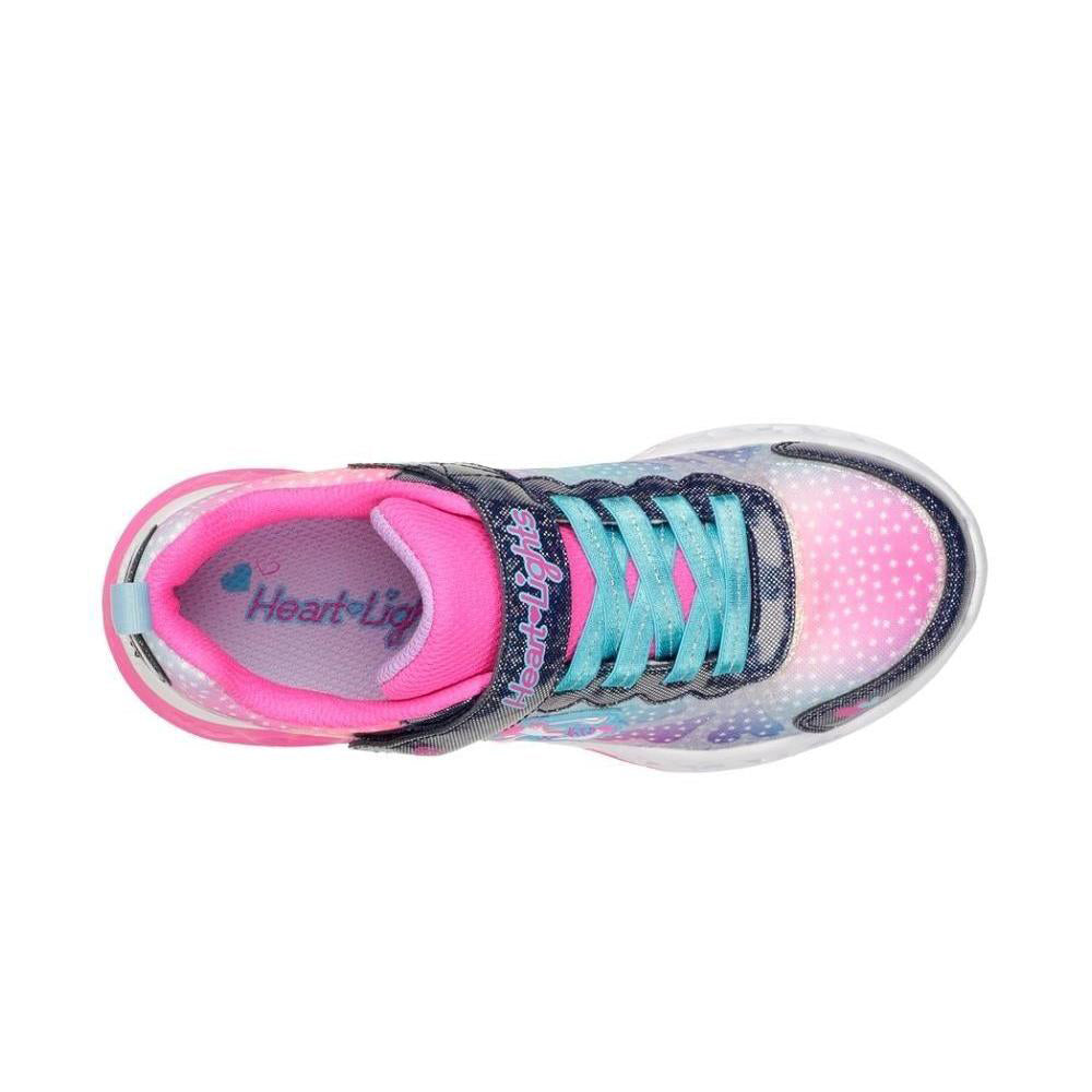 Tenis Niña Skechers Flutter Heart Lights - Rosado