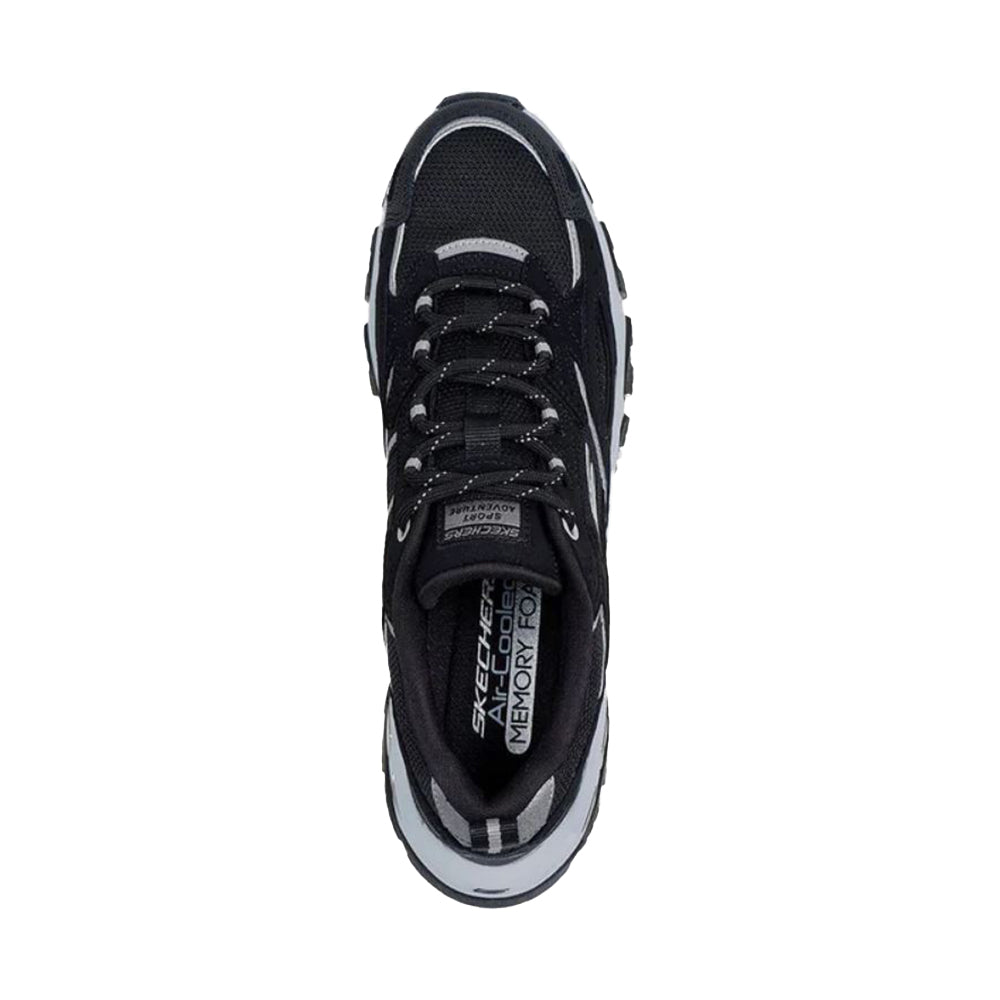 Tenis Mujer Skechers D Lites Hiker Negro-Gris