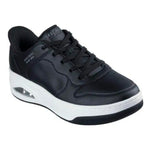Tenis Hombre Skechers Uno Court Acacia - Negro - Blanco