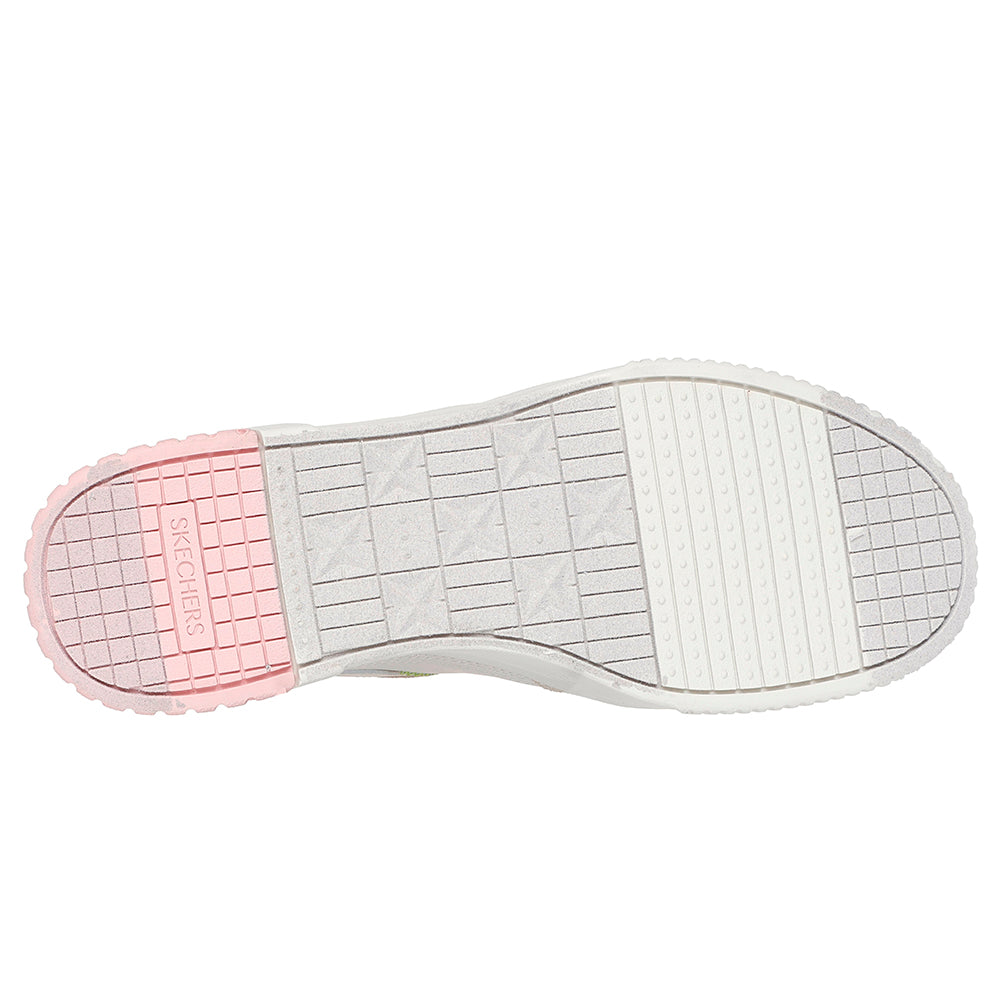 Tenis Mujer Skechers Jade - Dainty Florals - Blanco - Rosado