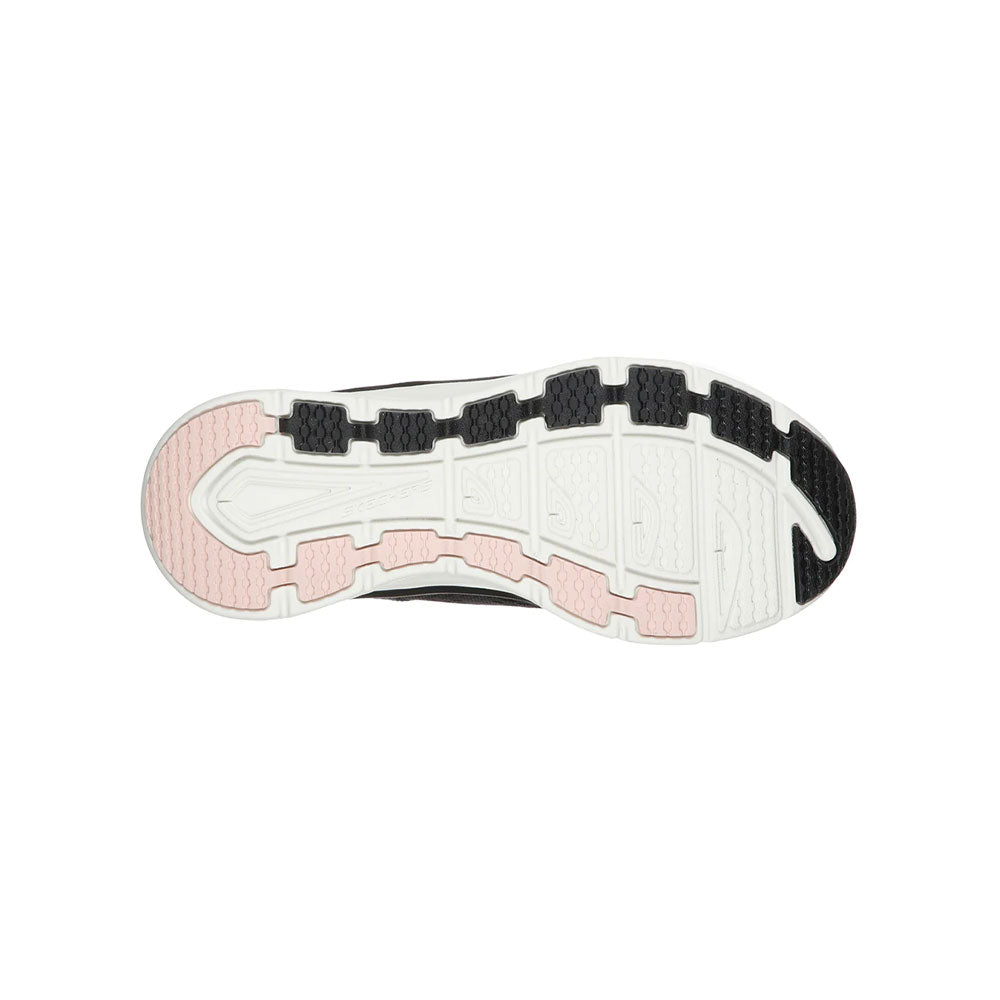 Tenis Mujer Skechers D'Lux Walker- Negro-Blanco