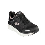 Tenis Mujer Skechers D'Lux Walker - Negro-Blanco