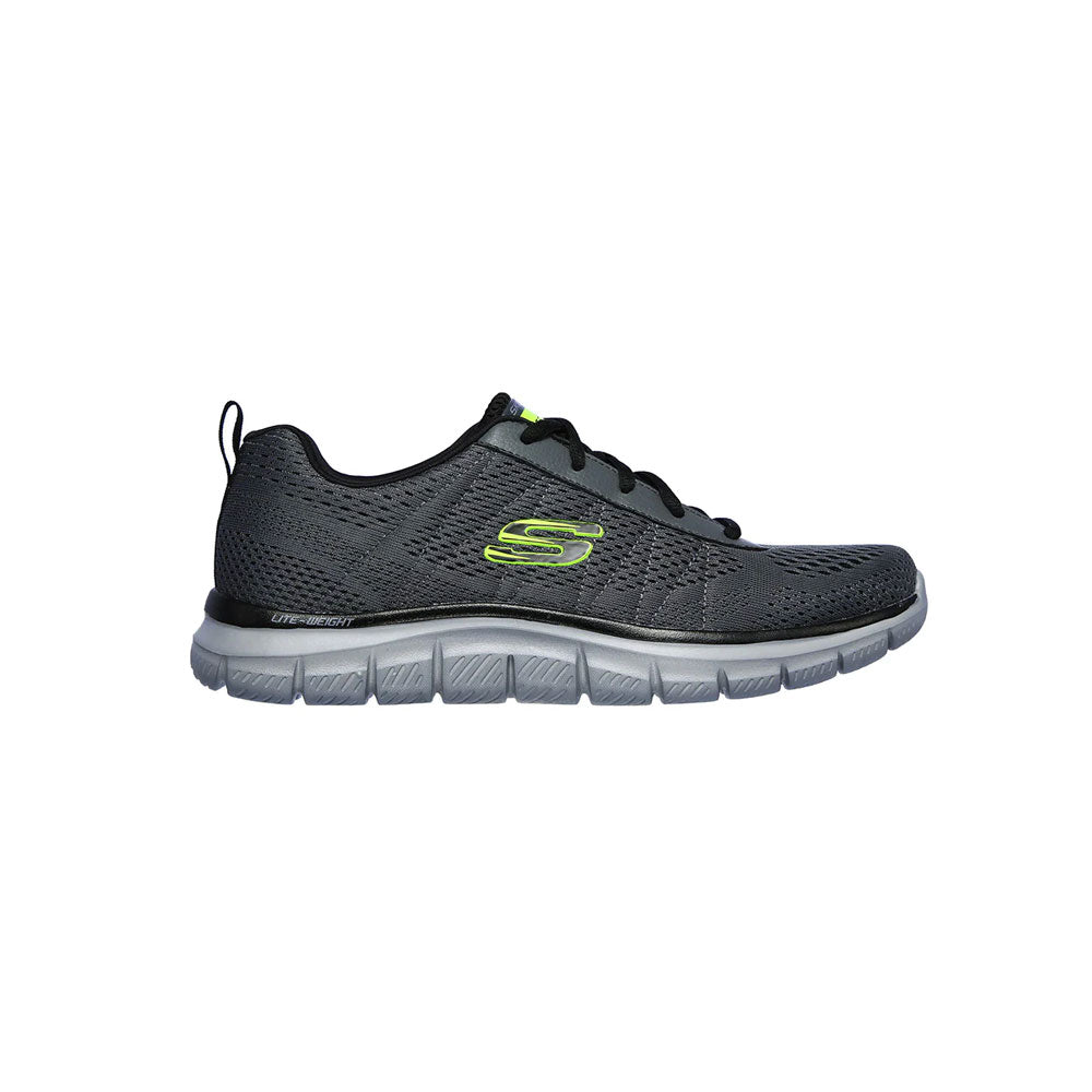 Tenis Hombre Skechers Track Moulton- Gris-Blanco