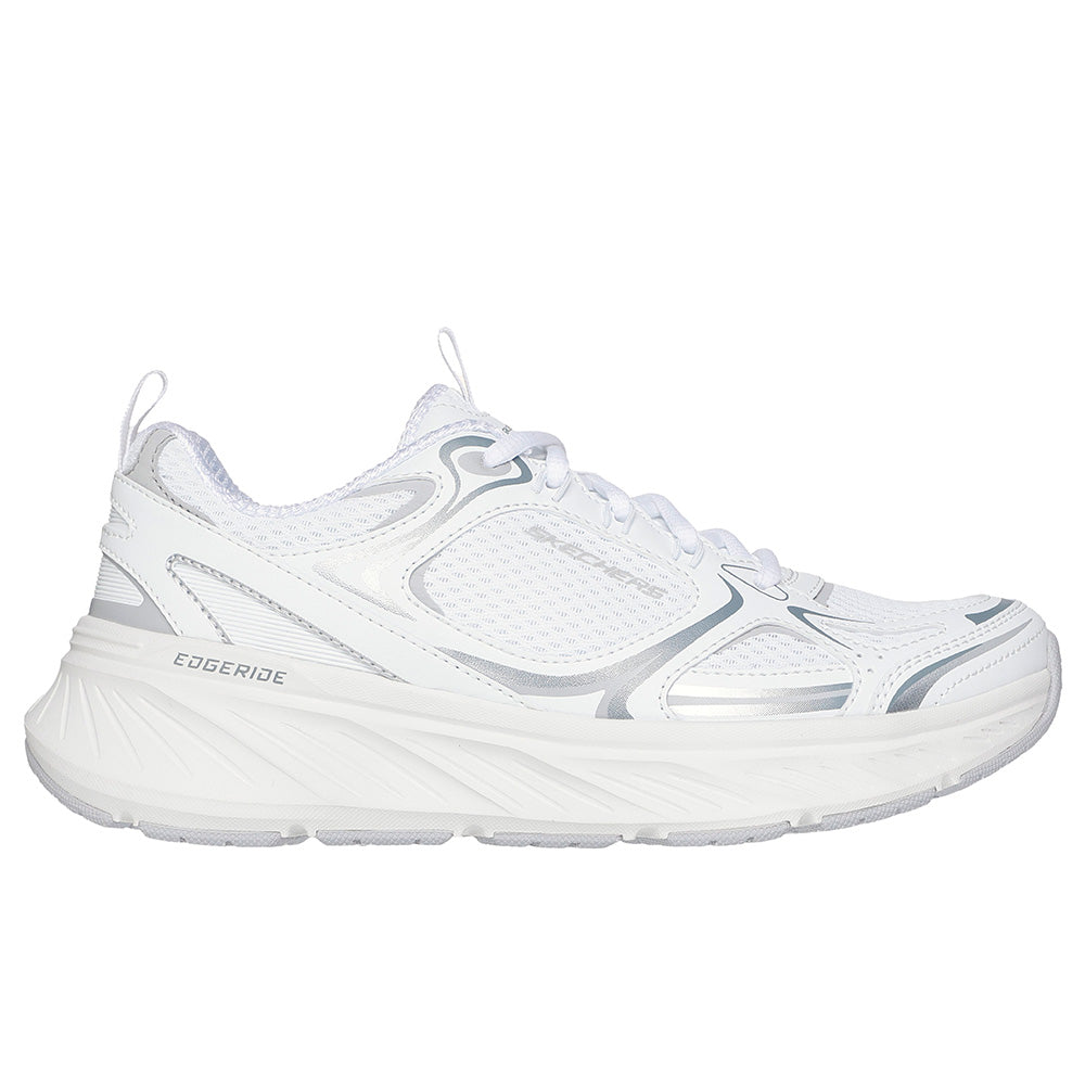 Tenis Skechers Mujer Edgeride-Silver Eclipse - Blanco