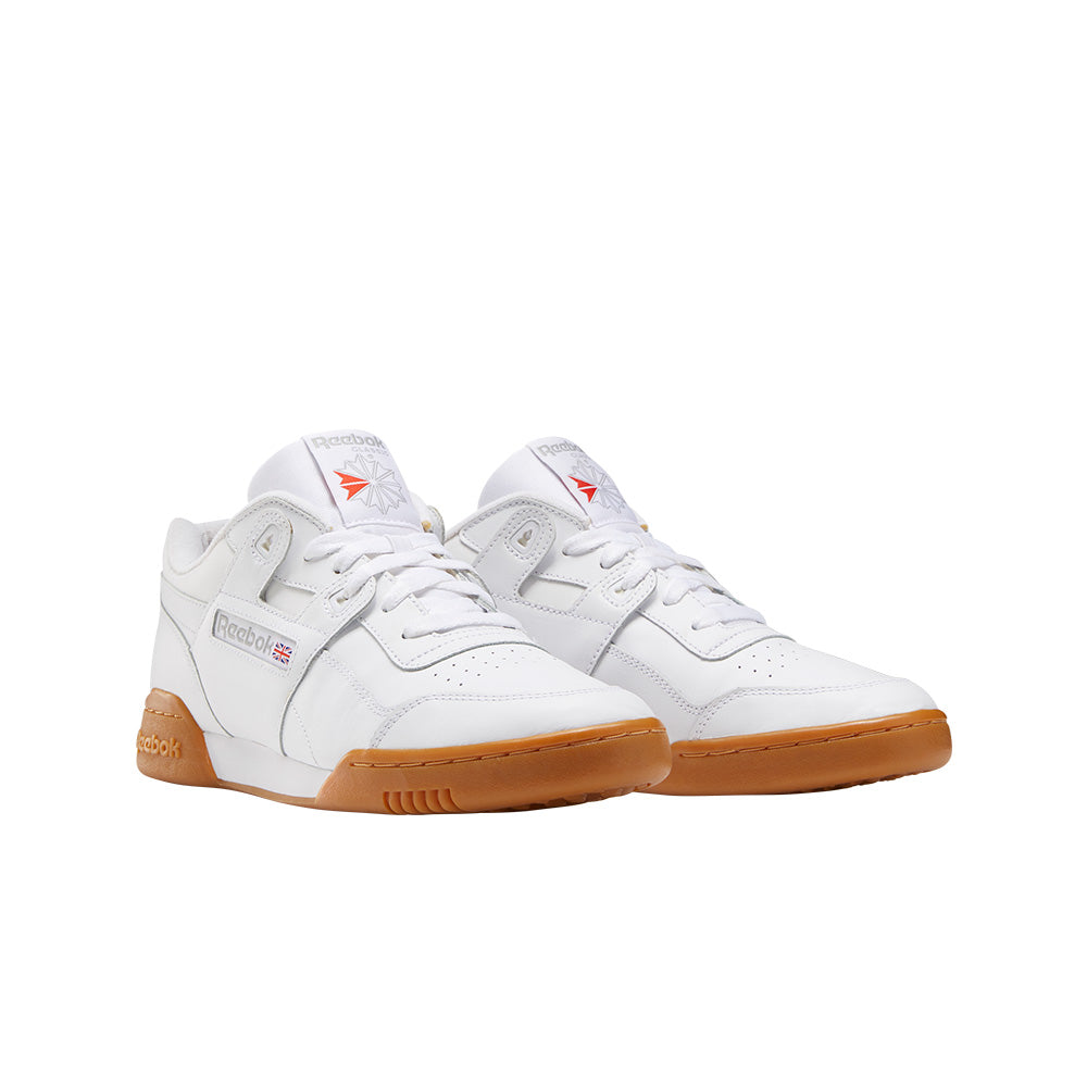 Tenis Hombre Reebok Workout Plus- Blanco-Caucho