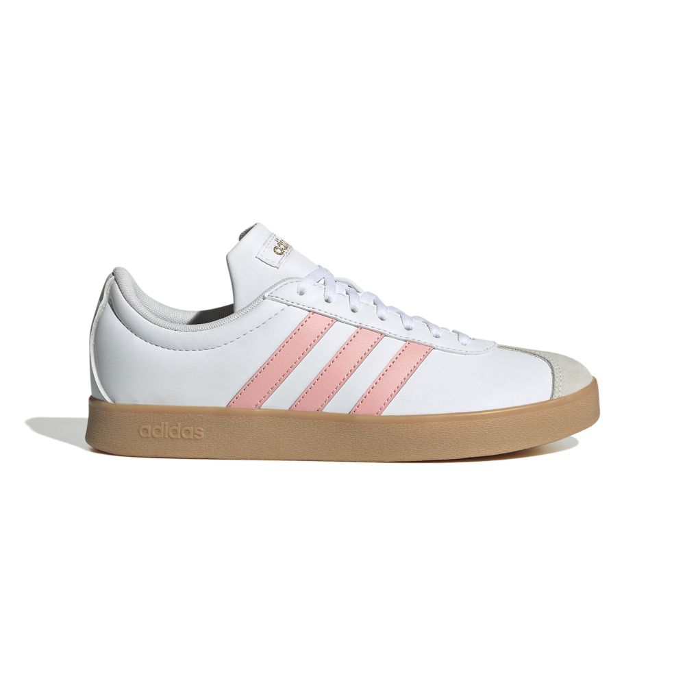 Tenis Mujer adidas Vl Court - Blanco-Rosado