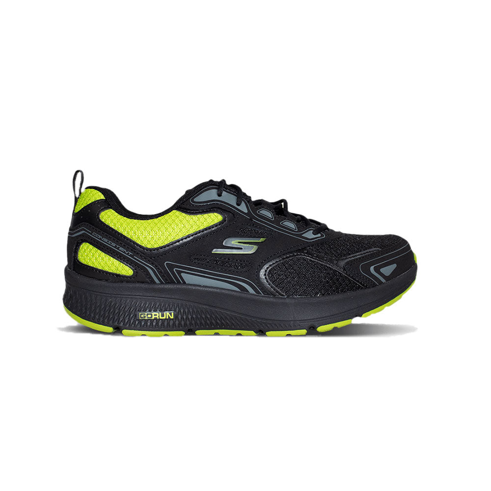 Tenis Hombre Skechers GOrun Consistent- Vestige - Negro-Ve