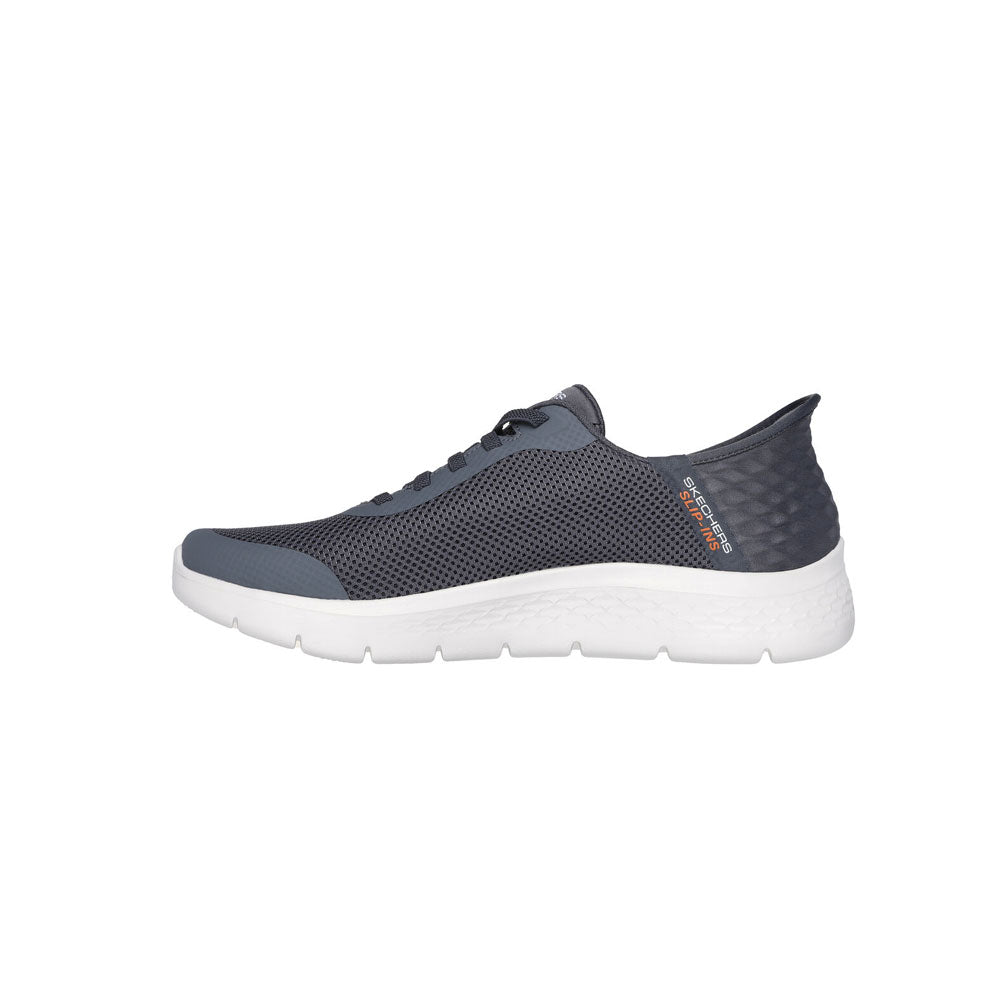 Tenis Hombre Skechers Slip InsGo Walk Flex - Gris-Blanco