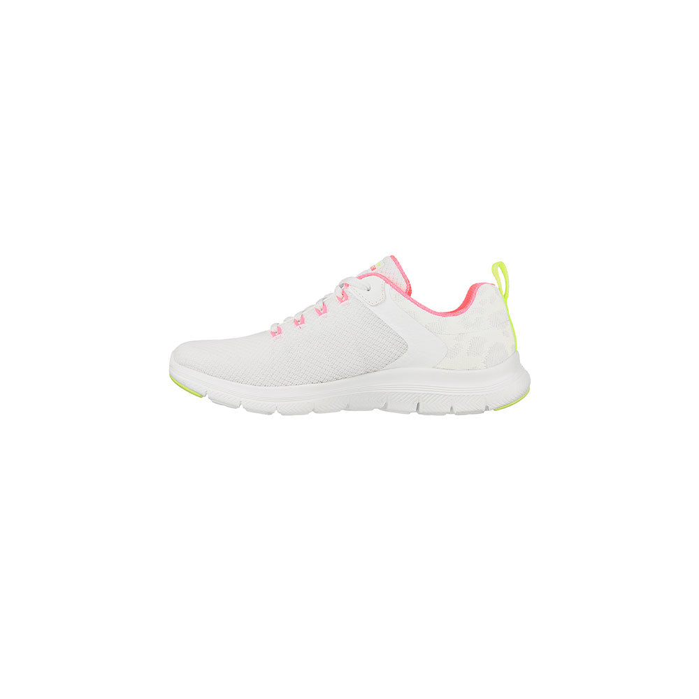 Tenis Mujer Skechers Flex Appeal 4.0 - Blanco-Rosa