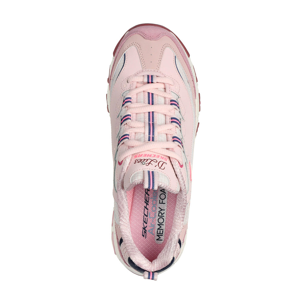 Tenis Skechers Mujer Dlites Bold Views - Rosado