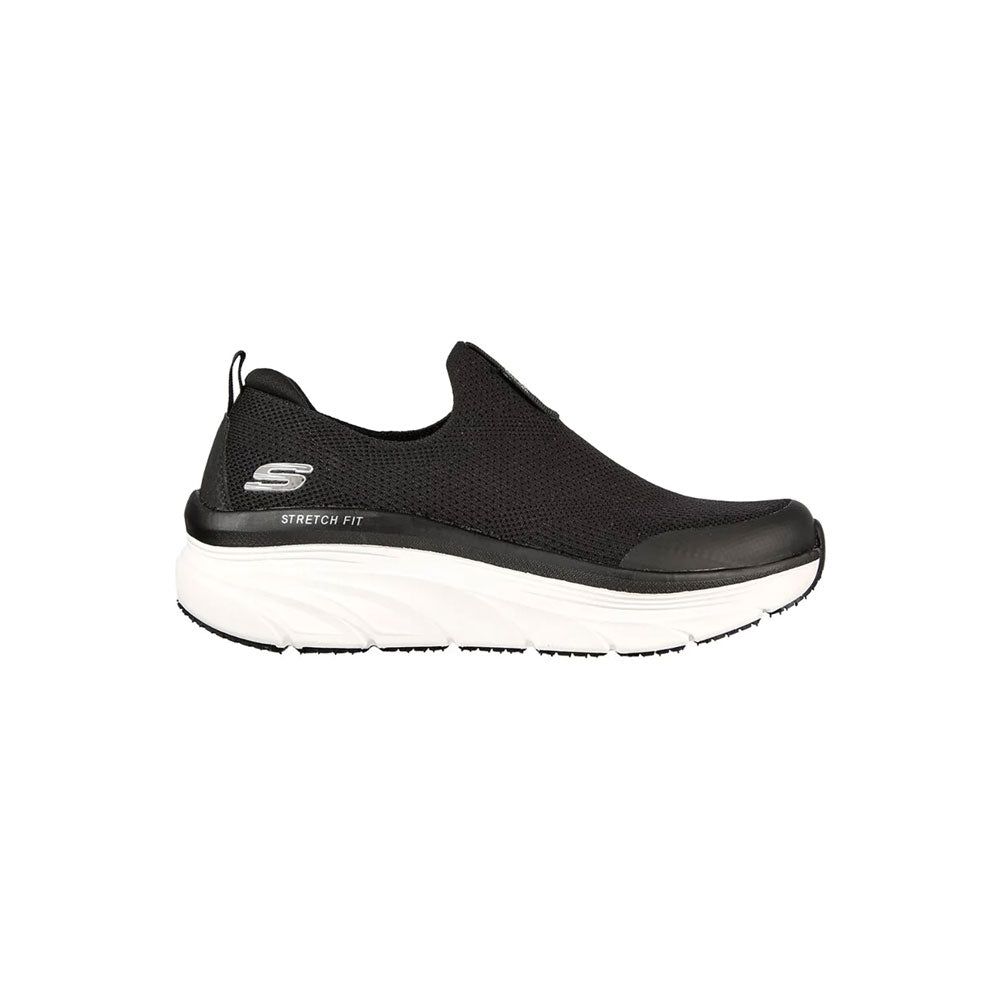 Tenis Mujer Skechers D’Lux Walker- Negro - Blanco