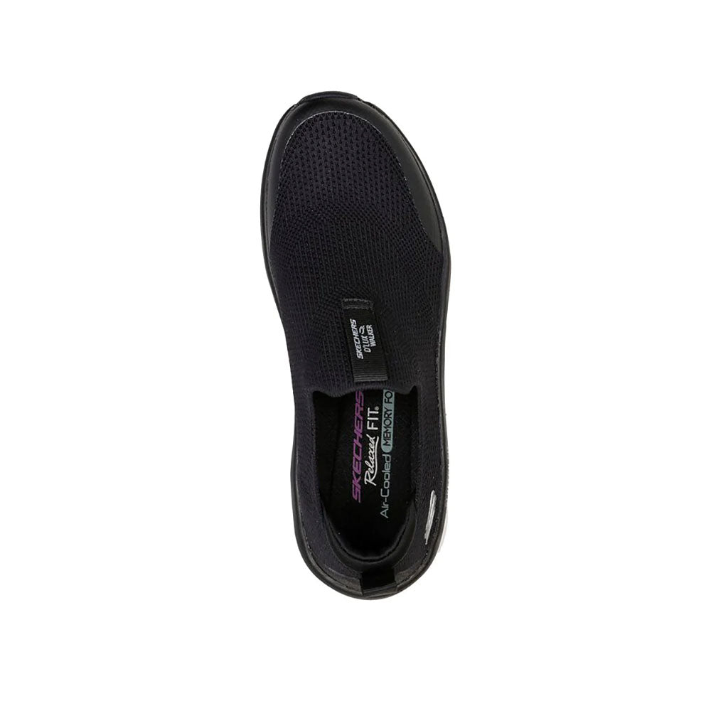 Tenis Mujer Skechers D’Lux Walker- Negro - Blanco