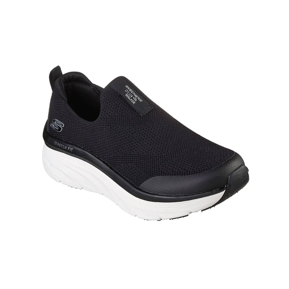 Tenis Mujer Skechers D’Lux Walker- Negro - Blanco