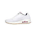 Tenis Hombre Skechers Uno - Blanco - Azul