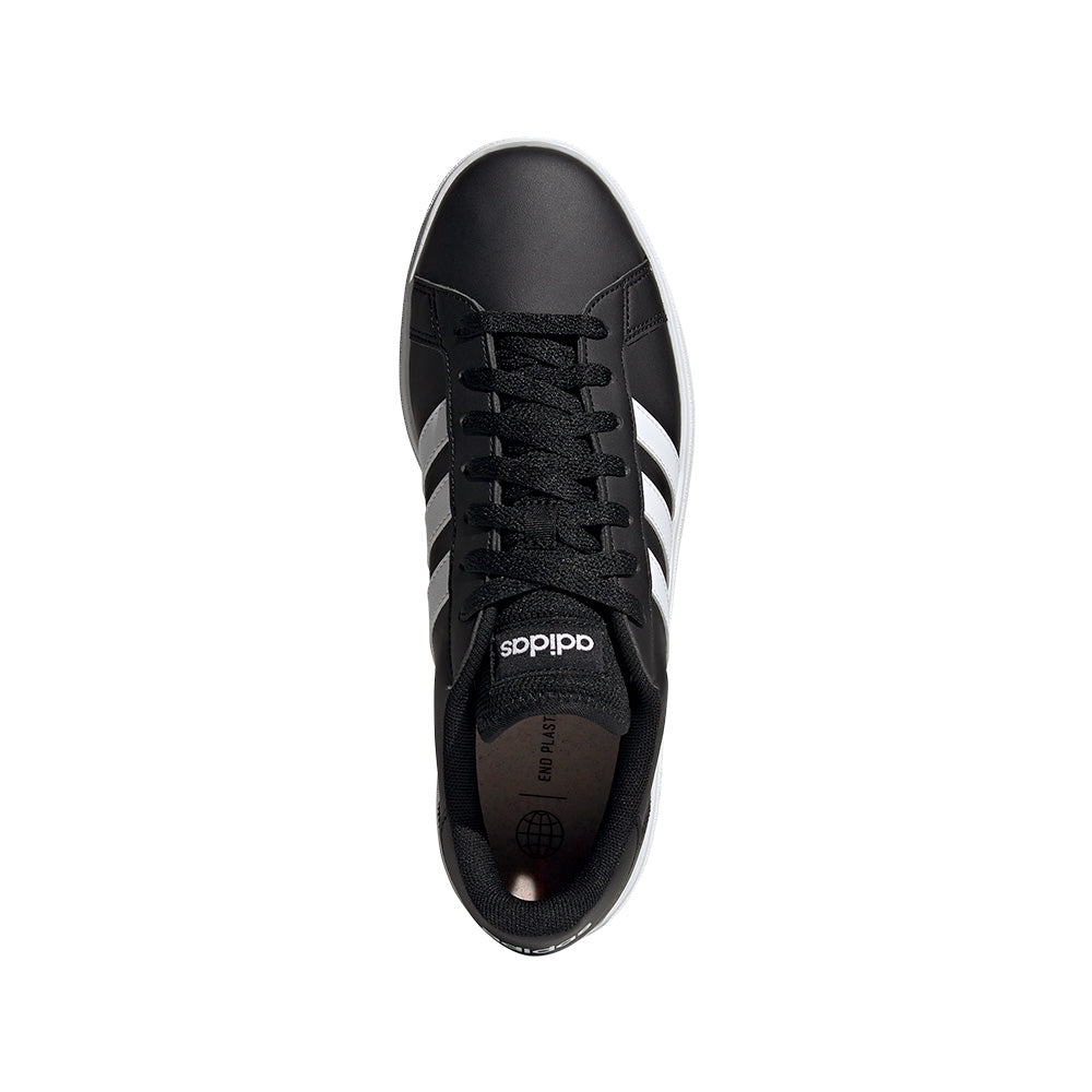 Tenis Hombre Adidas Grand Court - Negro-Blanco